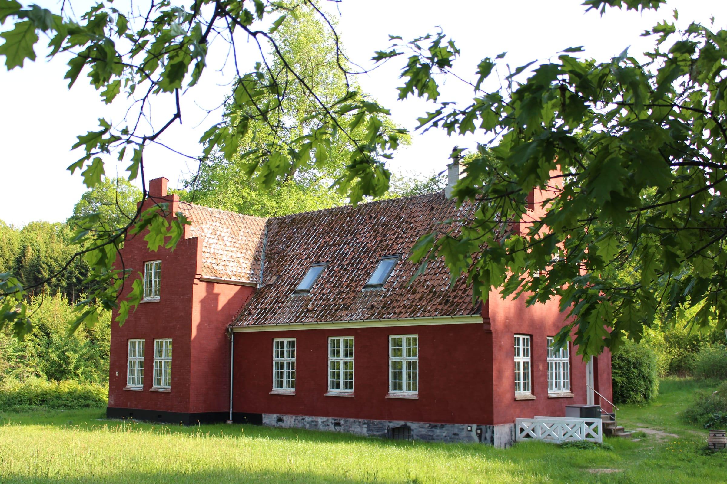 Huset dybt inde i skoven